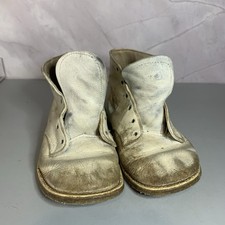 Vintage BABY White Leather Master Shoes
