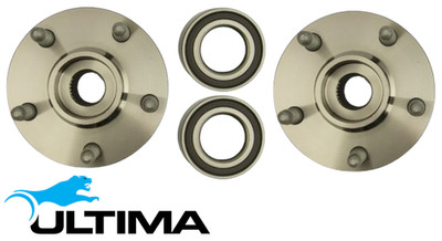 2 X REAR WHEEL HUB AND BEARING ASSEMBLY FOR HOLDEN COMMODORE VF L77 LS3 6.0L V8