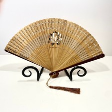 Bamboo Hand Fan Elegant Folding Fan, Handheld Chinese Fan Foldable Z-47