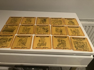 Benson & Hedges Bierdeckel (Vintage Set 15 verschiedene) Warum sagen wir das RAR