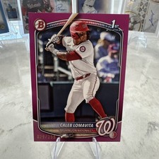 2025 Bowman - Prospects Caleb Lomavita #BP-120 Fuchsia /299 (RC)