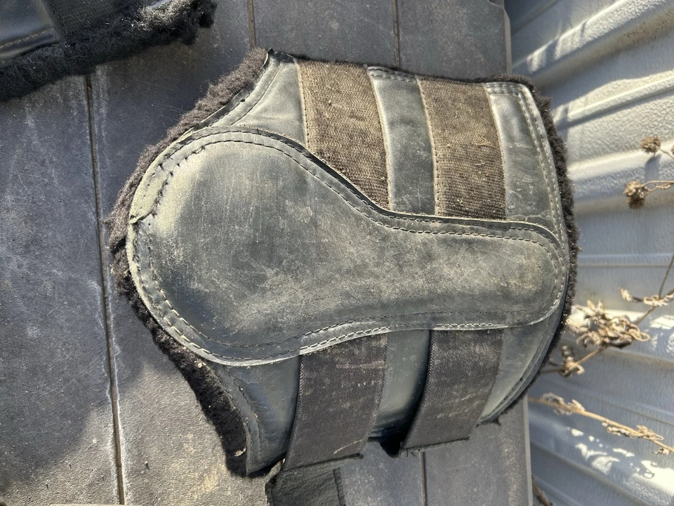 Botas de doma de cuero/piel de oveja Professionals Choice. Negro. Mediano/Grande  Foto 3 de 4