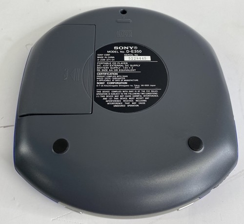 Vintage Sony Walkman ESP MAX Blue Portable CD Player D-E350 Tested and works - 第 3/3 張圖片