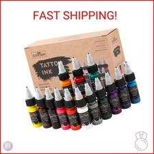 14 Colors Tattoo Ink Set,15ml 1/2oz Tattoo Ink Colors Set for Outlining Shading,