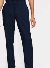NIKE VICTORY DRI FIT GOLF PANTS NAVY BLUE MENS SIZE 34 X 29.5 NWT