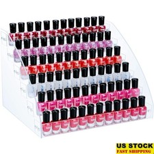 Acrylic Nail Polish Organizer 6 Layer Storage Display Easy Assembly Stand New