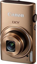 Canon IXY 610F Digital Camera 12.8MP 10x Zoom Wi-Fi Gold Tested Japan Used