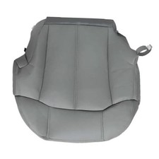 922/122 Driver Side Bottom Microfiber Leather Seat Cover Pewter Gray