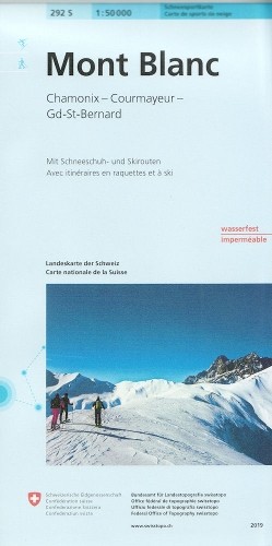 Mont Blanc / Chamonix / Courmayeur / Gd-St-Bernard (Map)