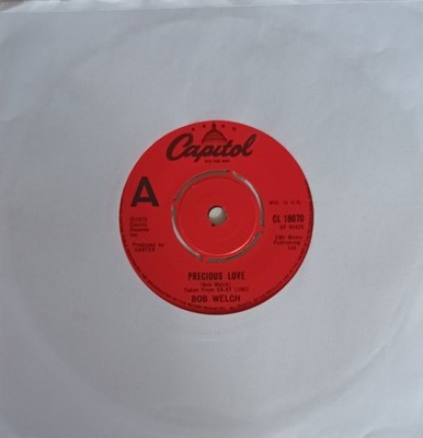 BOB WELCH - PRECIOUS LOVE  UK 7'' VINYL SINGLE CAPITOL 1979 ORIGINAL vgc