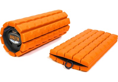 Morph Foam Roller (Bravo-Orange): Collapsible Travel Foam Roller for Back Pai...