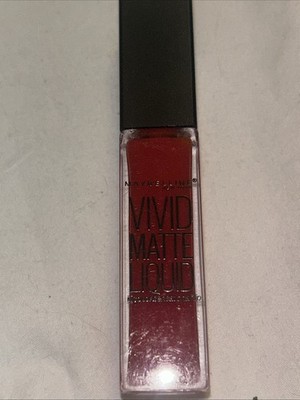 Maybelline Color Sensational Vivid Matte Liquid Lip Color #35 Rebel Red