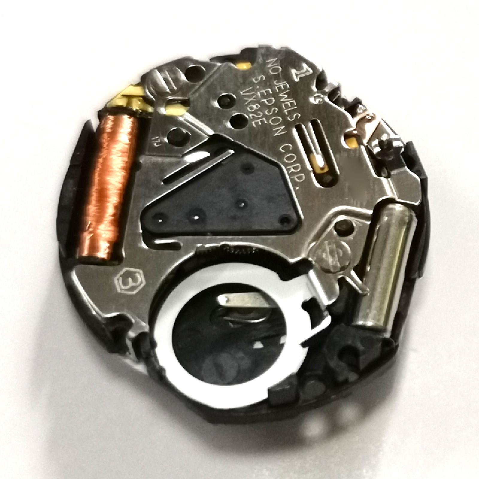 3-Hands Quartz Watch Movement Date at 3 For Japan VX82 VX82E Replace Accessory
