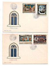 FDC Romania, Romania, 1970 Frescoes of Moldava Monasteries, Mi 2814-19 Complete Set