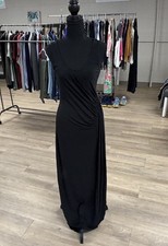 Ann Taylor  Sleeveless Stretch Knit Maxi Dress Black Size Small