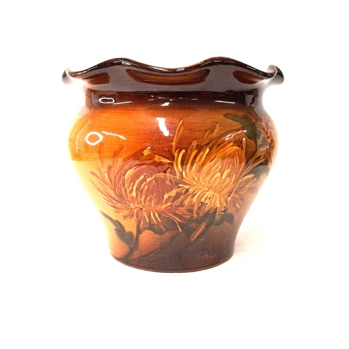 Weller Pottery Patra Etna Jardiniere Arts & Crafts Planter Floral – AS IS