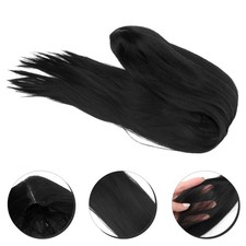 Synthetic Fiber Long Straight Hair Wig for Cosplay Use