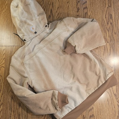 Carhartt Wildwood Women's Hooded Jacket Size Small Brown Sherpa