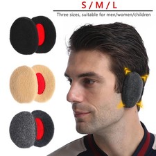 Winter Plush Fleece Ear Warmers Bandless Windproof for Men Women Kids UK