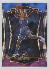 2020-21 Select Premier Level Blue White Purple Cracked Ice Prizm Obi Toppin 0v5h