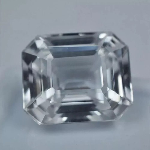 Saphir Blanc Naturel Du Montana Ovale 9,20 Carats - Certifié AGSL - Pur à La Loupe