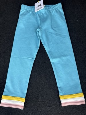 NWT Girls Finding Foxtale Blue Raspberry Leggings Size 3