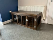 large wooden dog crate furniture