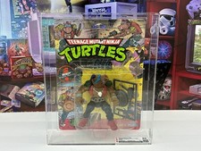 Vintage 1988 TMNT MOC BEBOP Series 1 - 10 Back Graded CAS 80 Playmates