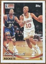 Sam Cassell 1993-94 Topps Rookie Card #301 Houston Rockets NBA RC Free Shipping. rookie card picture