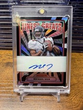 2024 Topps Finest - Finest Greats Autographs Michael Vick #FG-MV Black /25 (AU)