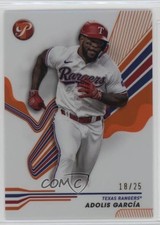 2024 Topps Pristine Orange Refractor 18/25 Adolis Garcia Adolis García #221 1ry6