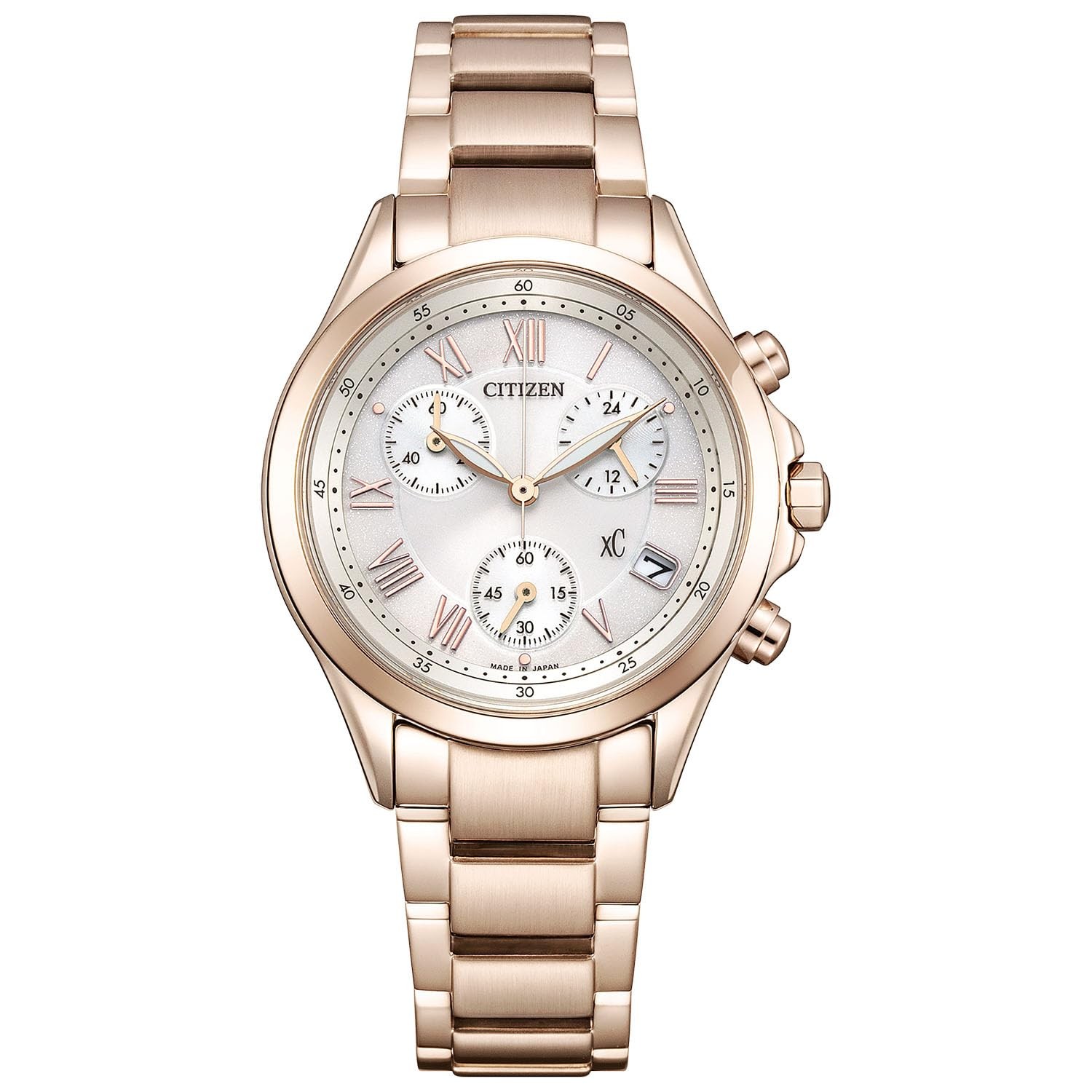 Citizen xC Analog Eco-Drive  Stainless Steel Women Watch FB1405-58A