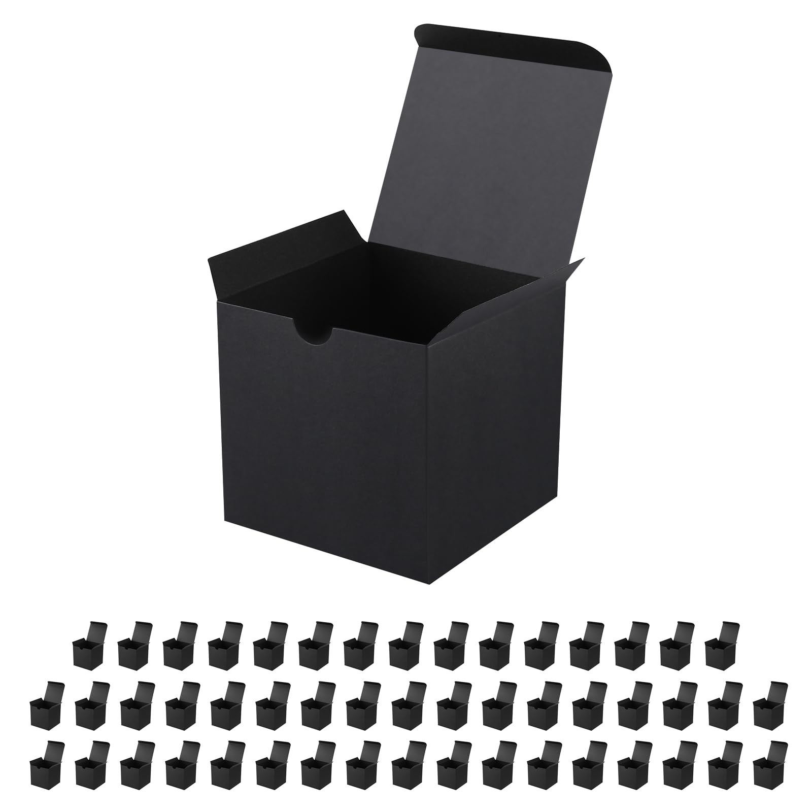 Es 2x2x2 Inches, Matte Black Gift Boxes Bulks For Mother's D