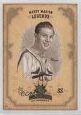 2004 Donruss Diamond Kings Legends Sepia Marty Marion #162 0ot5
