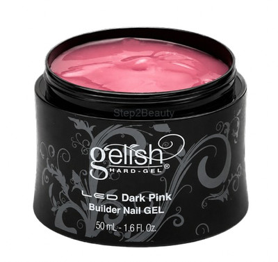 Gelish Hard Gel LED - Dark Pink Builder Nail Gel 1.6 fl oz