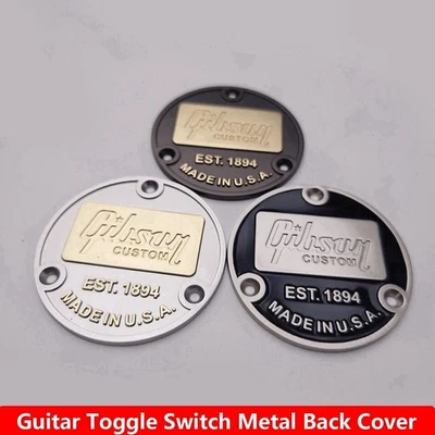 Metal Guitar Toggle Switch Back Plate Cover for Gibson LP Les Paul Guitar Parts