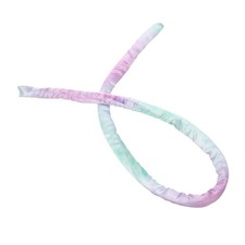 Spiral Lock Hair Bands Bendable Tie Dye Purple Long Dreadlock Ponytail Holde NEW