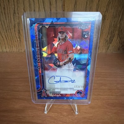 Topps Chrome Sapphire Caden Dana Rookie Autograph #RA-CAD /199 2025 Angels MLB