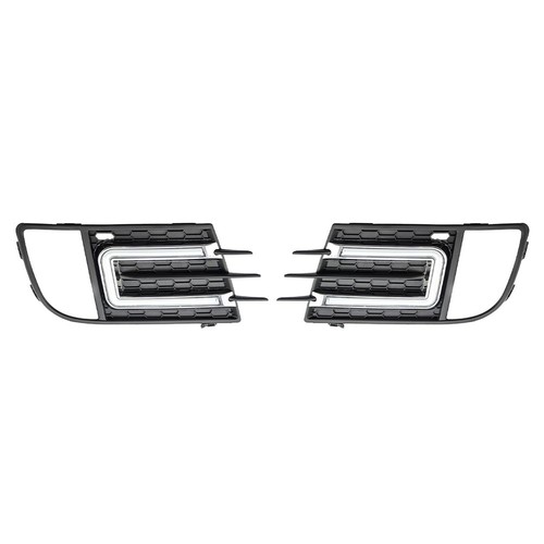 1 Pair ABS Car LED Front L+R Daytime Running Lights DRL For VW Tiguan 2013-2016 - Picture 3 of 10