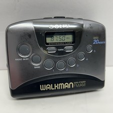 Sony Walkman WM-FX251 AM/FM Radio Cassette Player New Belt  Works  Cleaned 