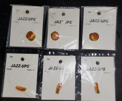Jazz-up Delights Dollhouse Miniature Food Mini Cheese Hamburgers Hotdogs BBQ