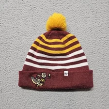 Minnesota Gophers Beanie Hat '47 Brand OSFM Striped NCAA Pom Cuff Stocking Cap
