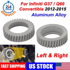 For 2012-2015 Infiniti G37 Q60 Convertible Flapper Gear Left+Right Aluminum Gear