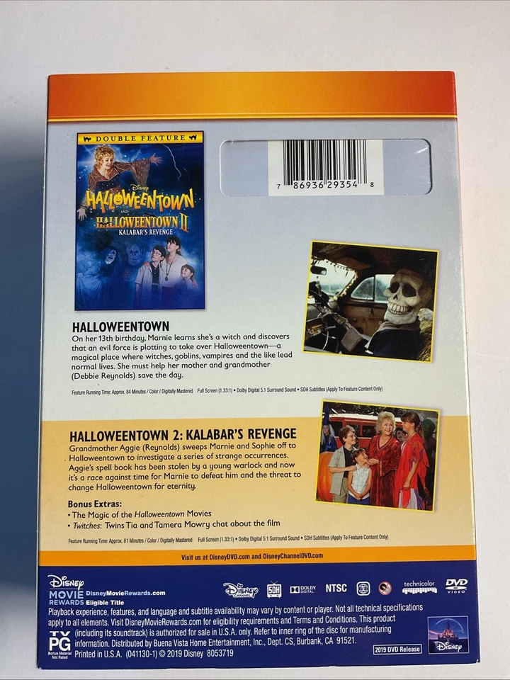 Halloweentown / Halloweentown II: Kalabar’s Revenge (DVD, 1998) Foto 2 de 2