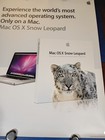 VINTAGE 2009 APPLE P0STER MAC OSX SNOW LEOPARD NEVER DISPLAYED ALWAYS ROLLED 28" — photo 7