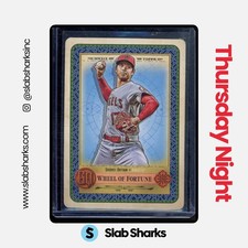 2019 TOPPS GYPSY QUEEN SHOHEI OHTANI TAROT OF THE DIAMOND WHEEL OF FORTUNE