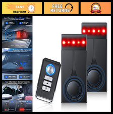 108dB Car Alarm System - Wireless Anti-Theft Vibration Sensor, Magnetic Install