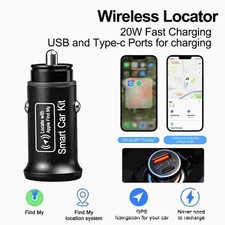 Car Charge GPS Locator Tracker 20W USB Phone Charger With Find My Apple App