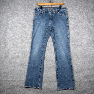 Vintage Krew Jim Greco Jeans Mens 34 Blue Denim Slim Skinny Skater Y2K 34x31
