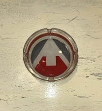 Cenicero de vidrio promocional vintage Marlboro. logo montaña" o "flecha"